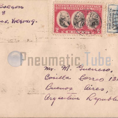 #3 - Envelope Buenos Aires 19-4-1934 front