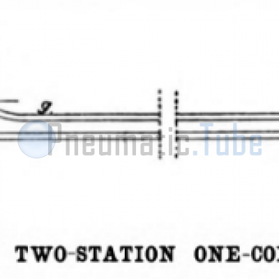 8. Diagram of two-station one-compressor line